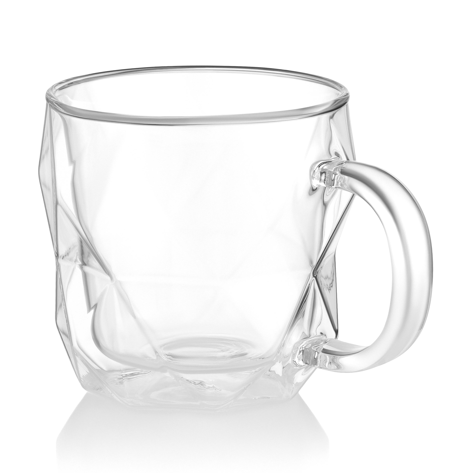 

Набір чашок з подвійними стінками Ardesto з ручками, 2*450 мл (AR2645BCH)