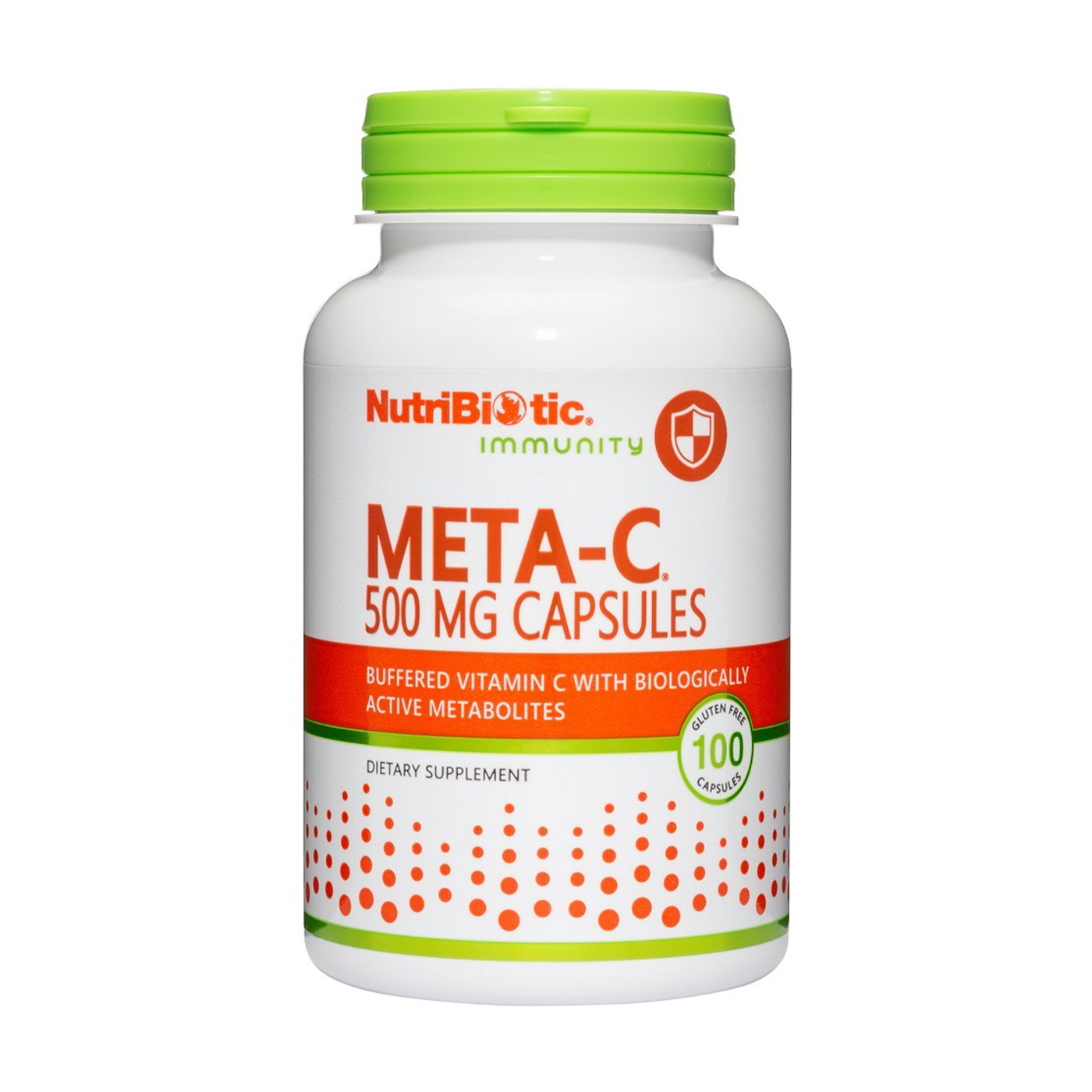 

Буферизований вітамін С з метаболітами NutriBiotic Immunity Meta-C 500 мг, 100 капсул