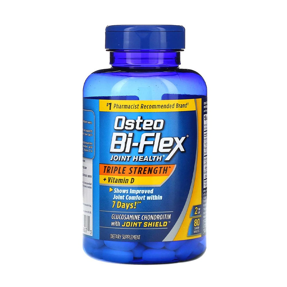 

Підтримка здоров'я суглобів з вітаміном Д Osteo Bi-Flex Joint Health Triple Strength + Vitamin D, 80 таблеток