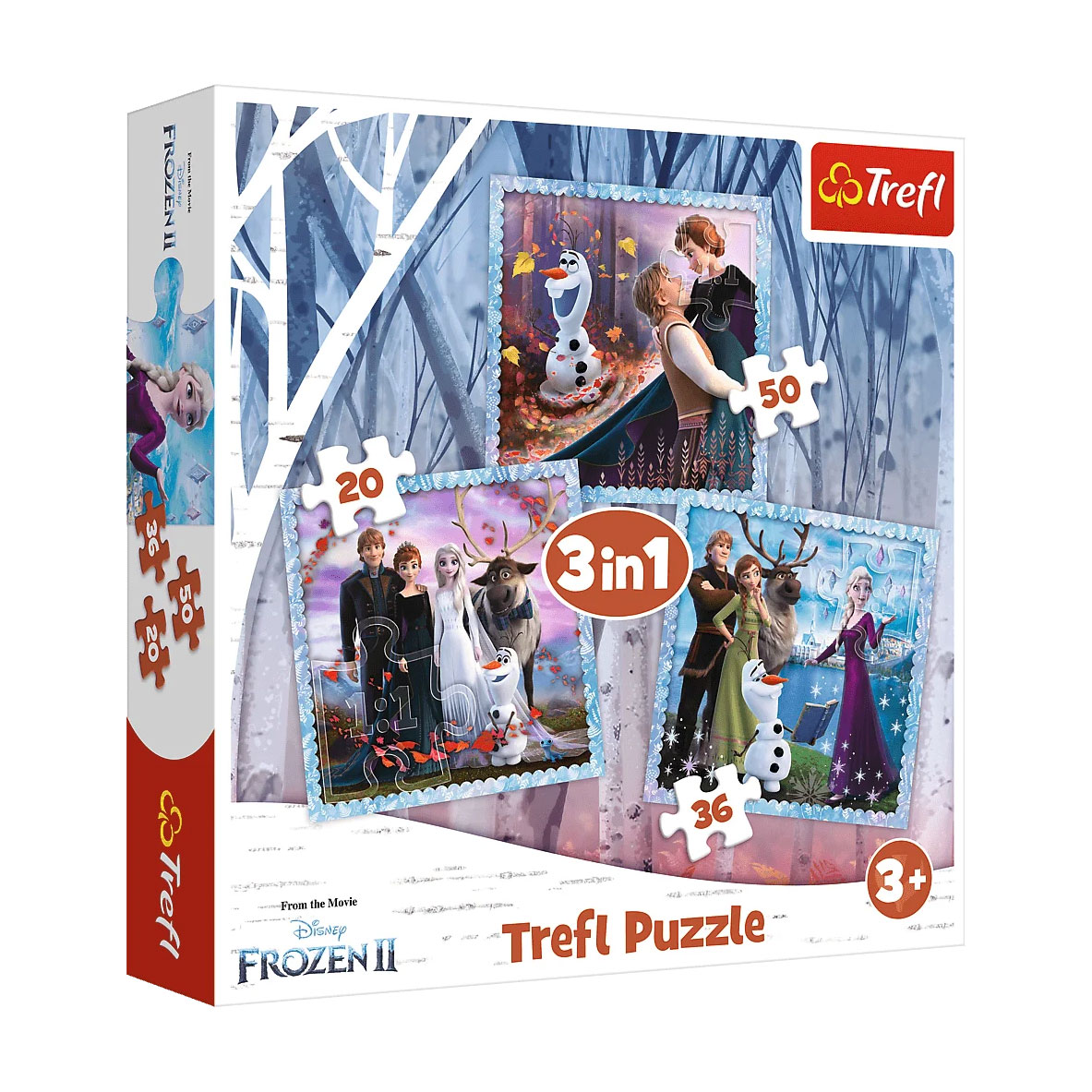 

Пазли 3 в 1 Trefl Disney Frozen 2 The Magical Story, 28.2*28.2*6 см, від 3 років, 106 елементів (34853)