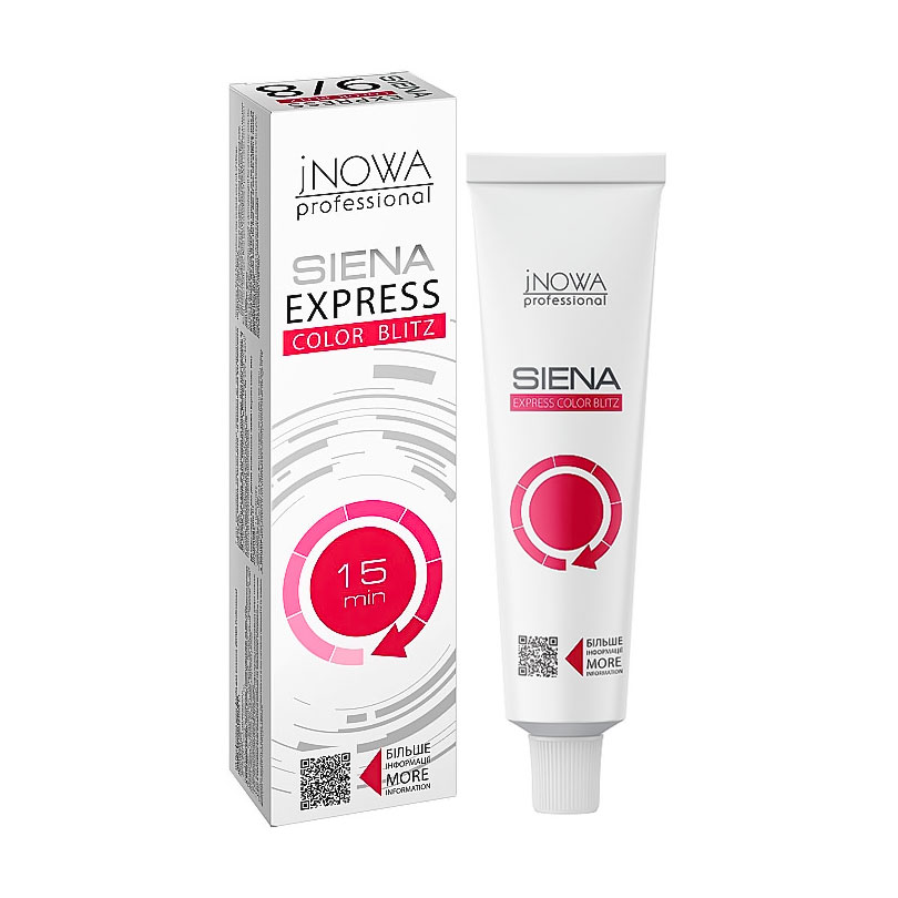 

Уцінка! Безаміачна крем-фарба для волосся jNOWA Professional Siena Express Color Blitz 4/00, 60 мл