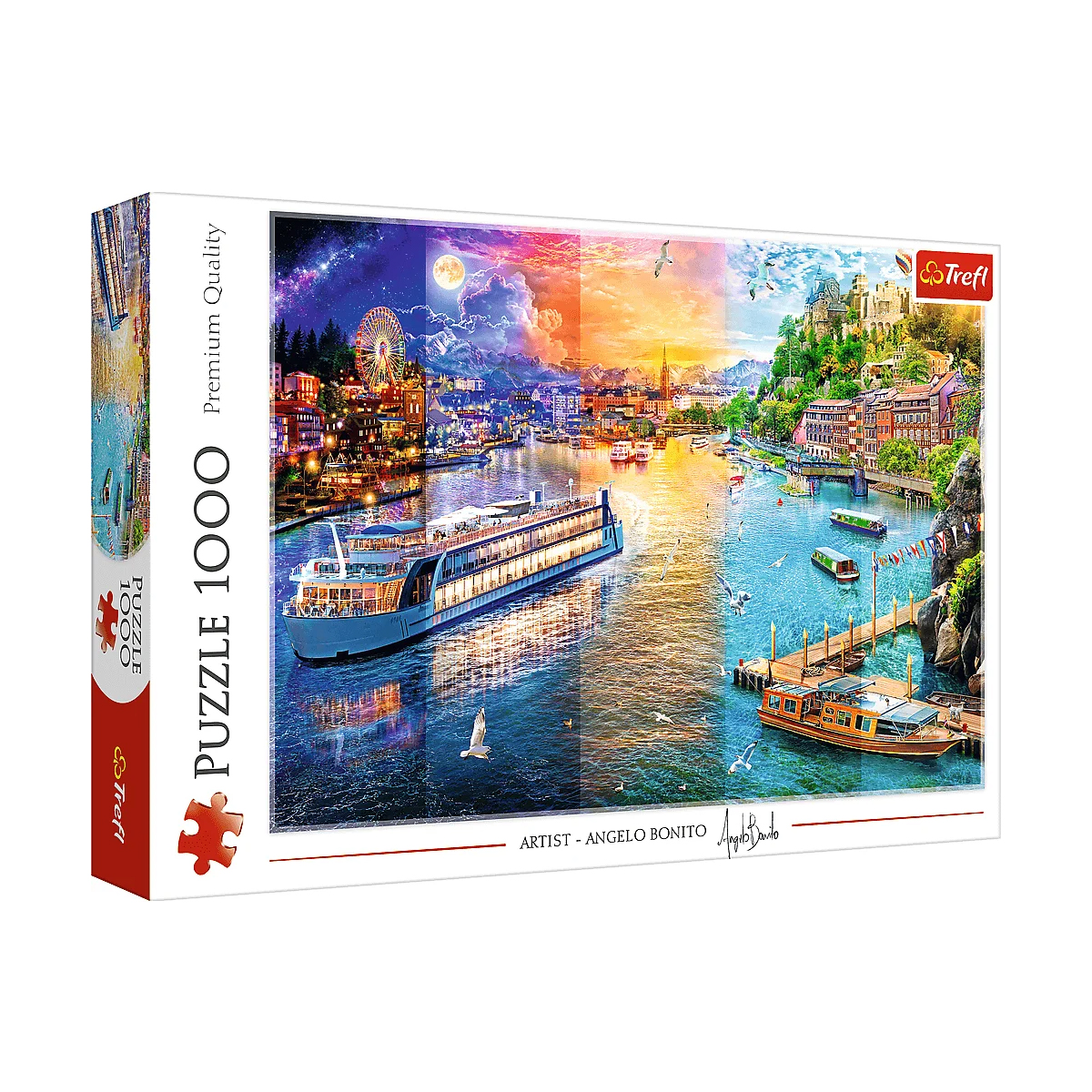 

Пазли Trefl Puzzles River Cruise, 68.3*48 см, від 12 років, 1000 елементів (10860)