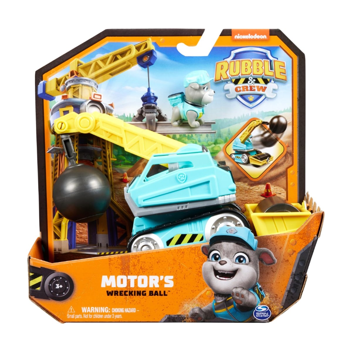 

Базовий будівельний автомобіль Rubble & Crew Motor's Wrecking Ball, від 3 років, 22.9*24*9.5 см (SM28500/6069659)