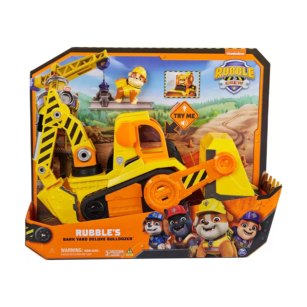 

Будівельний автомобіль-трансформер Rubble & Crew Rubble's Bark Yard Deluxe Bulldozer, від 3 років, 35.6*43.5*13.7 см (SM28507/6068074)