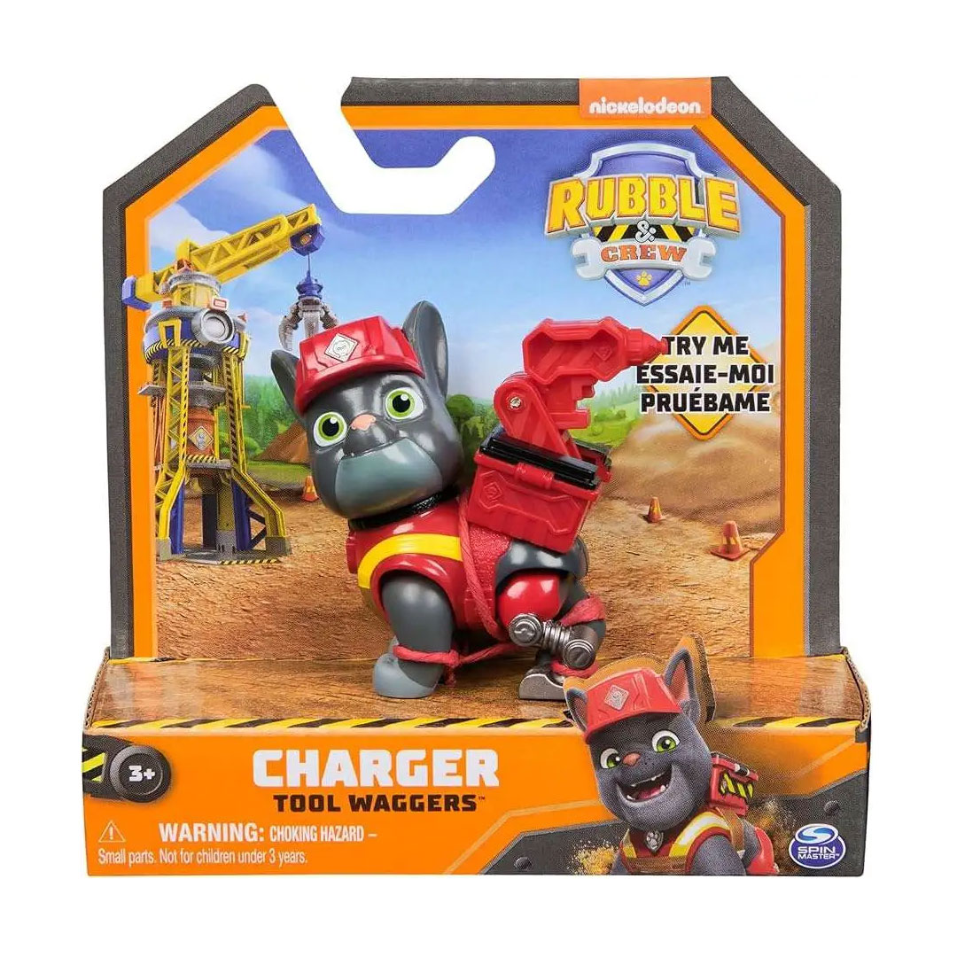 Колекційна фігурка цуценяти Rubble & Crew Charger Tool Waggers, від 3 років (SM28516/8791)