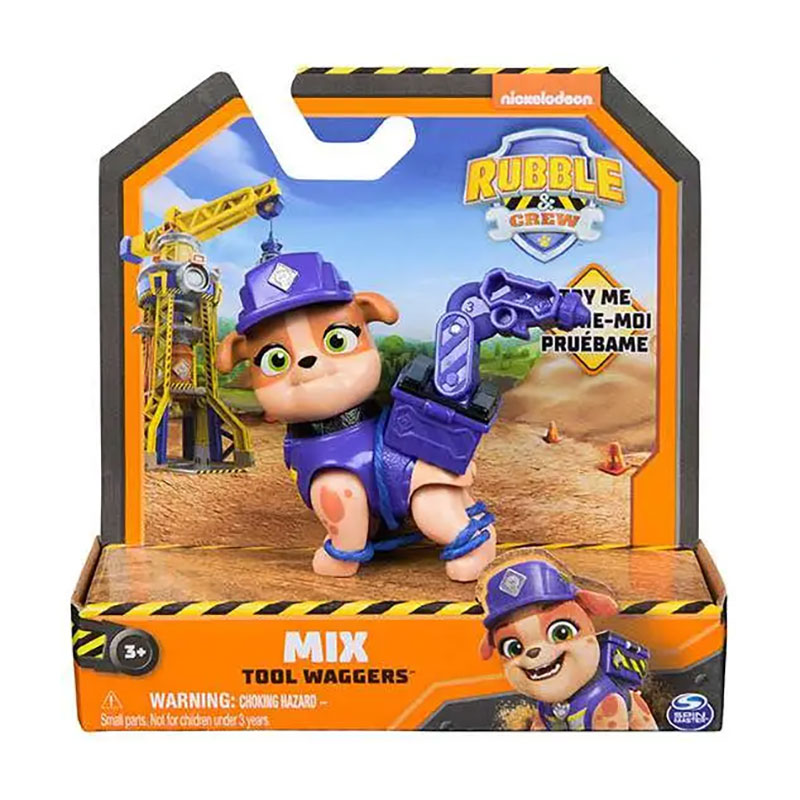 

Колекційна фігурка цуценяти Rubble & Crew Mix Tool Waggers, від 3 років (SM28516/8821)