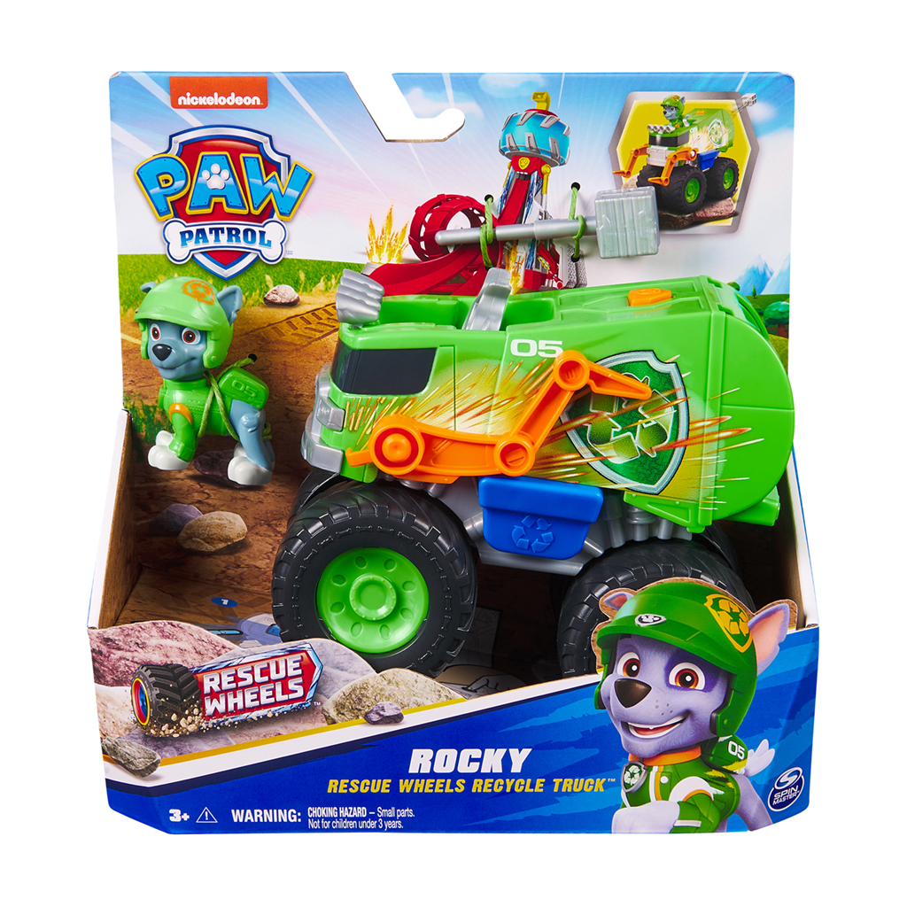 

Ігровий набір Paw Patrol Щенячий патруль у кіно 2: рятувальний автомобіль-трансформер з водієм Роккі, від 3 років (SM17776/6069331)
