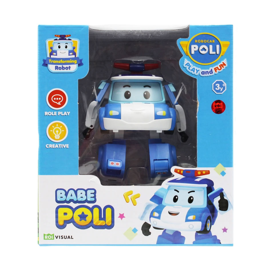 

Уцінка! Іграшка трансформер-малюк Robocar Poli Полі, від 3 років, 15.5*11*11 см (ZR-916)