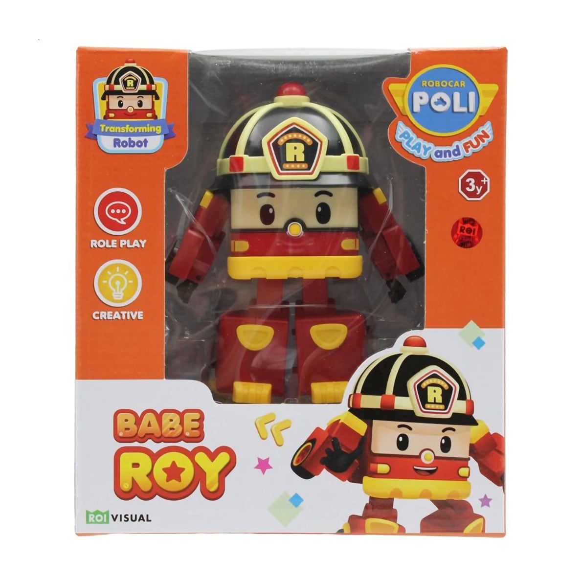 

Іграшка трансформер-малюк Robocar Poli Рой, від 3 років, 15.5*11*11 см (ZR-919)