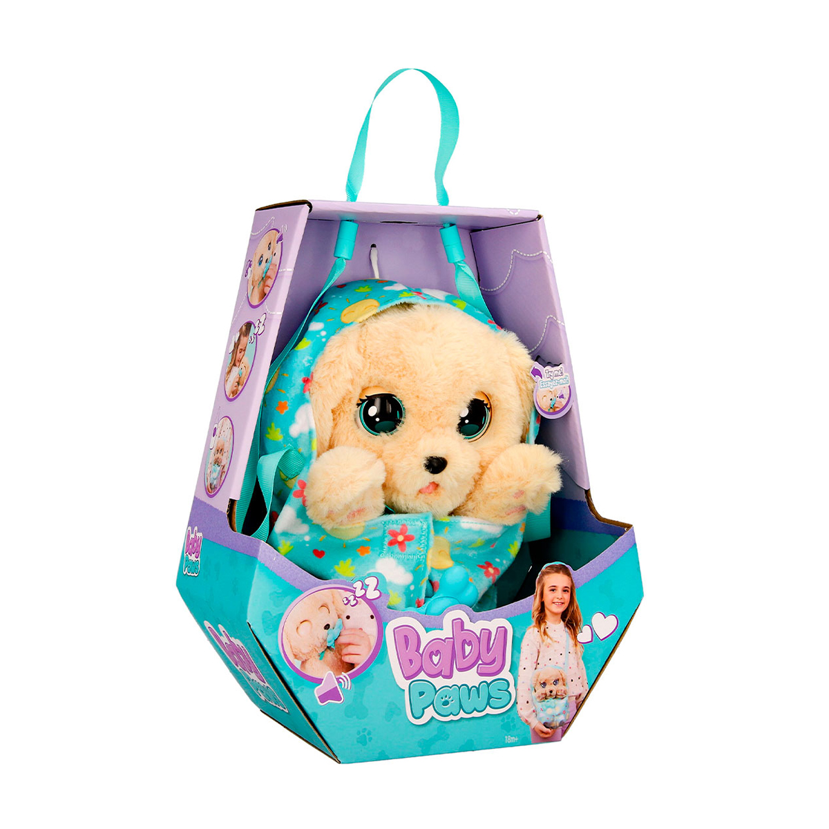 

Інтерактивна м'яка іграшка Baby Paws W2 Цуценя лабрадора, від 1.5 років, 24 см (921146IM)