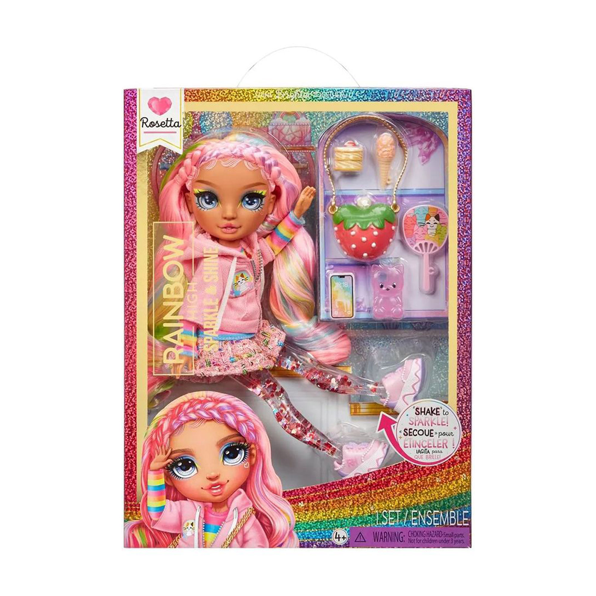 

Лялька Rainbow High Sparkle & Shine Розетта, з аксесуарами, від 4 років (427780)