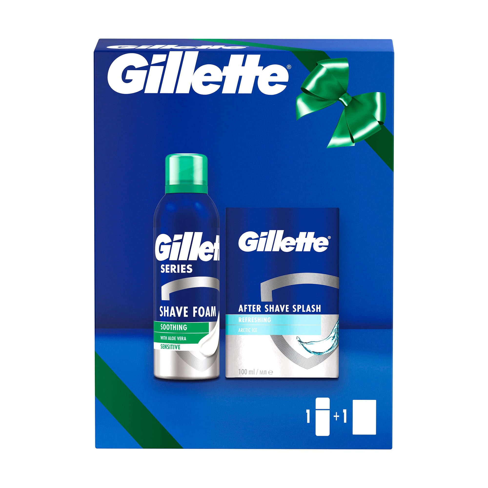 

Подарунковий набір чоловічий Gillette Series (піна для гоління, 200 мл + лосьйон після гоління, 100 мл)