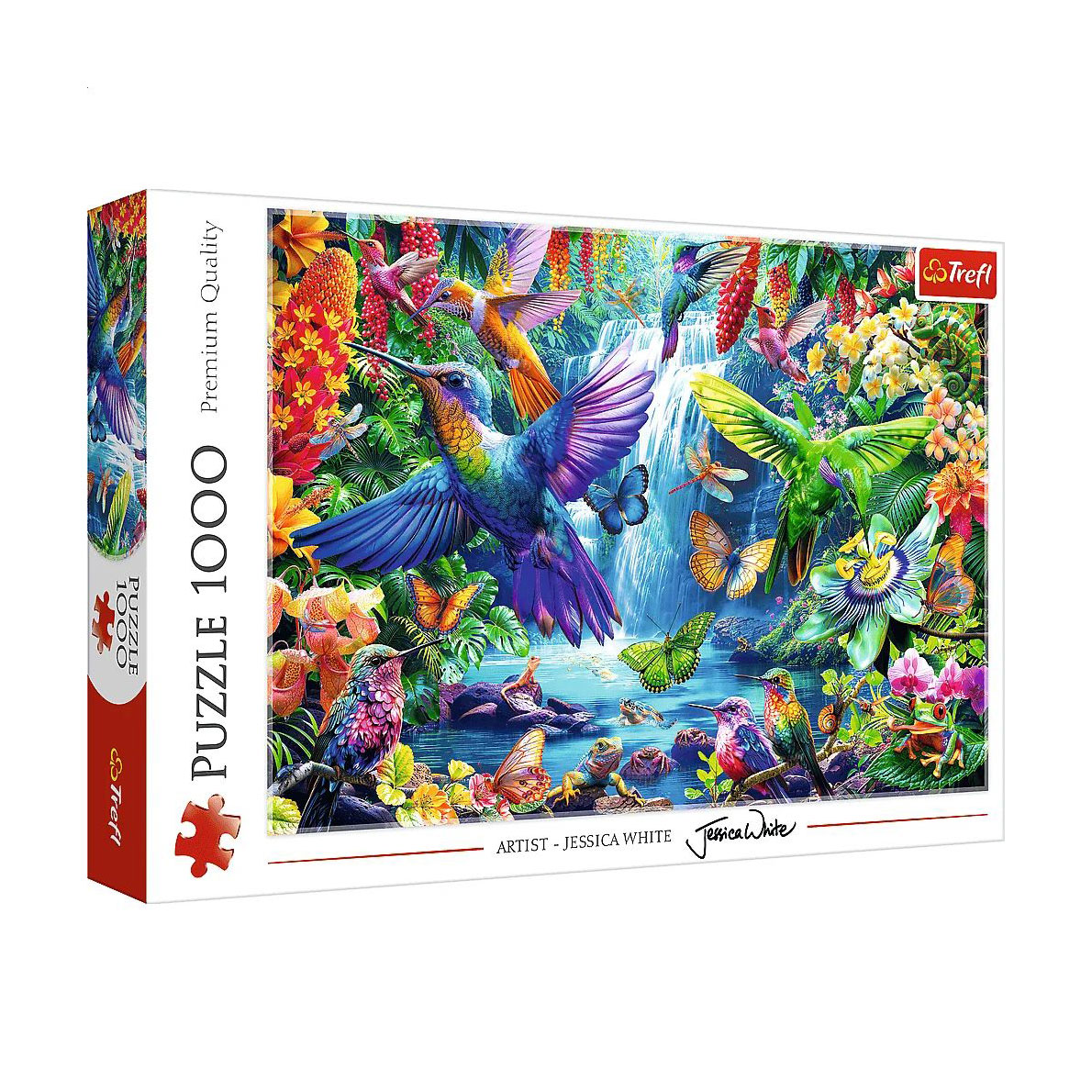 

Пазли Trefl Tropical Hummingbirds, 68.3*48 см, від 12 років, 1000 елементів (10880)