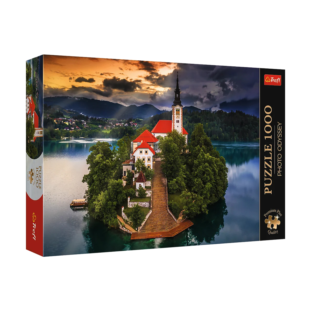

Пазли Trefl Premium Plus Photo Odyssey: Lake Bled, Slovenia, 68.3*48 см, від 12 років, 1000 елементів (10797)