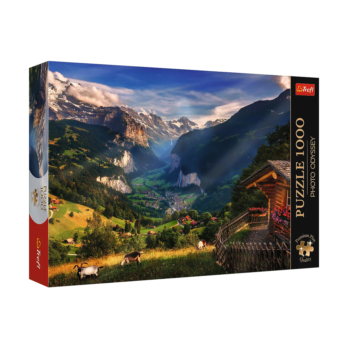 

Пазли Trefl Premium Plus Photo Odyssey: Lauterbrunnen Valley, Switzerland, 68.3*48 см, від 12 років, 1000 елементів (10821)