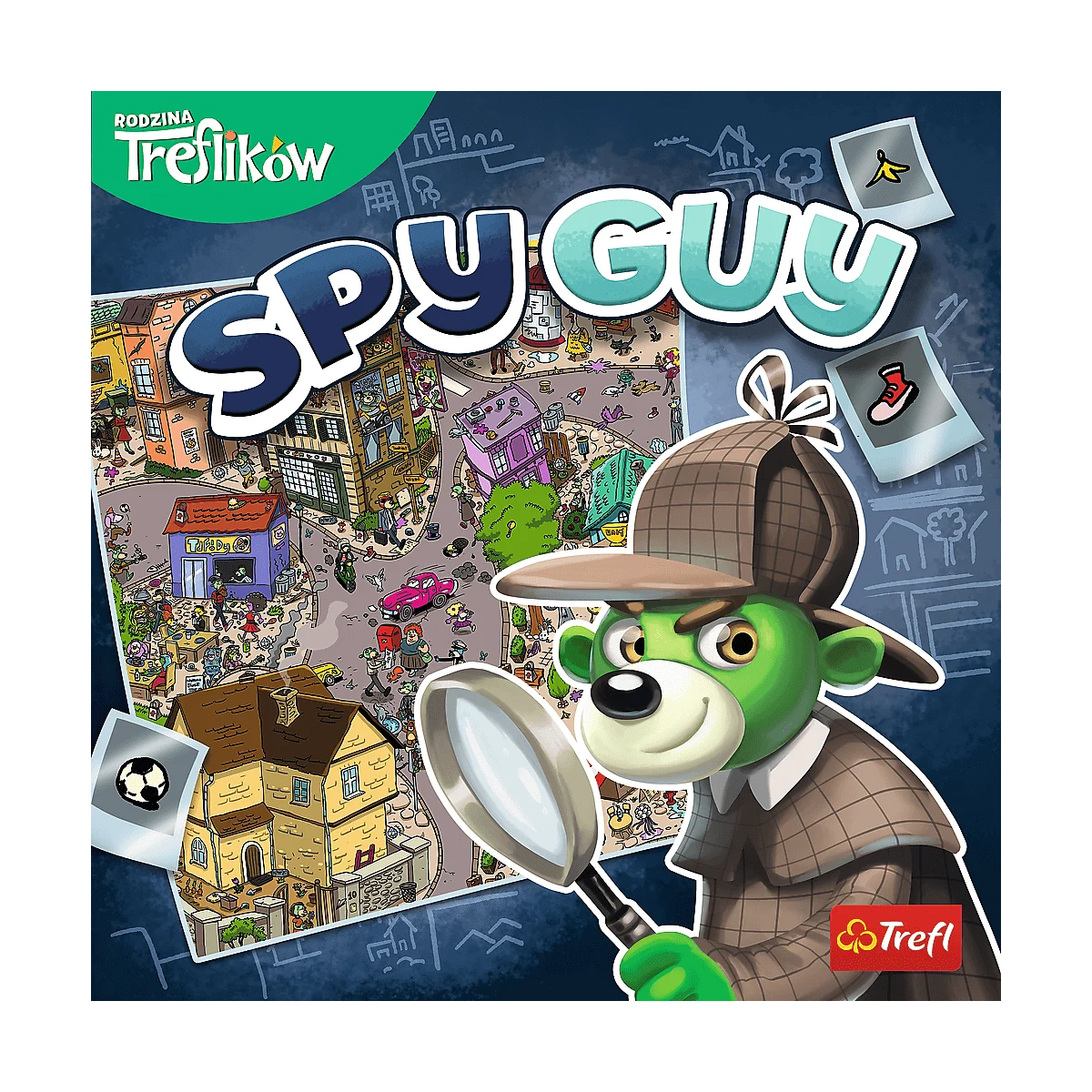 

Дитяча настільна гра Trefl Spy Guy від 5 років, 26*26*6 см, 70 деталей (2602)