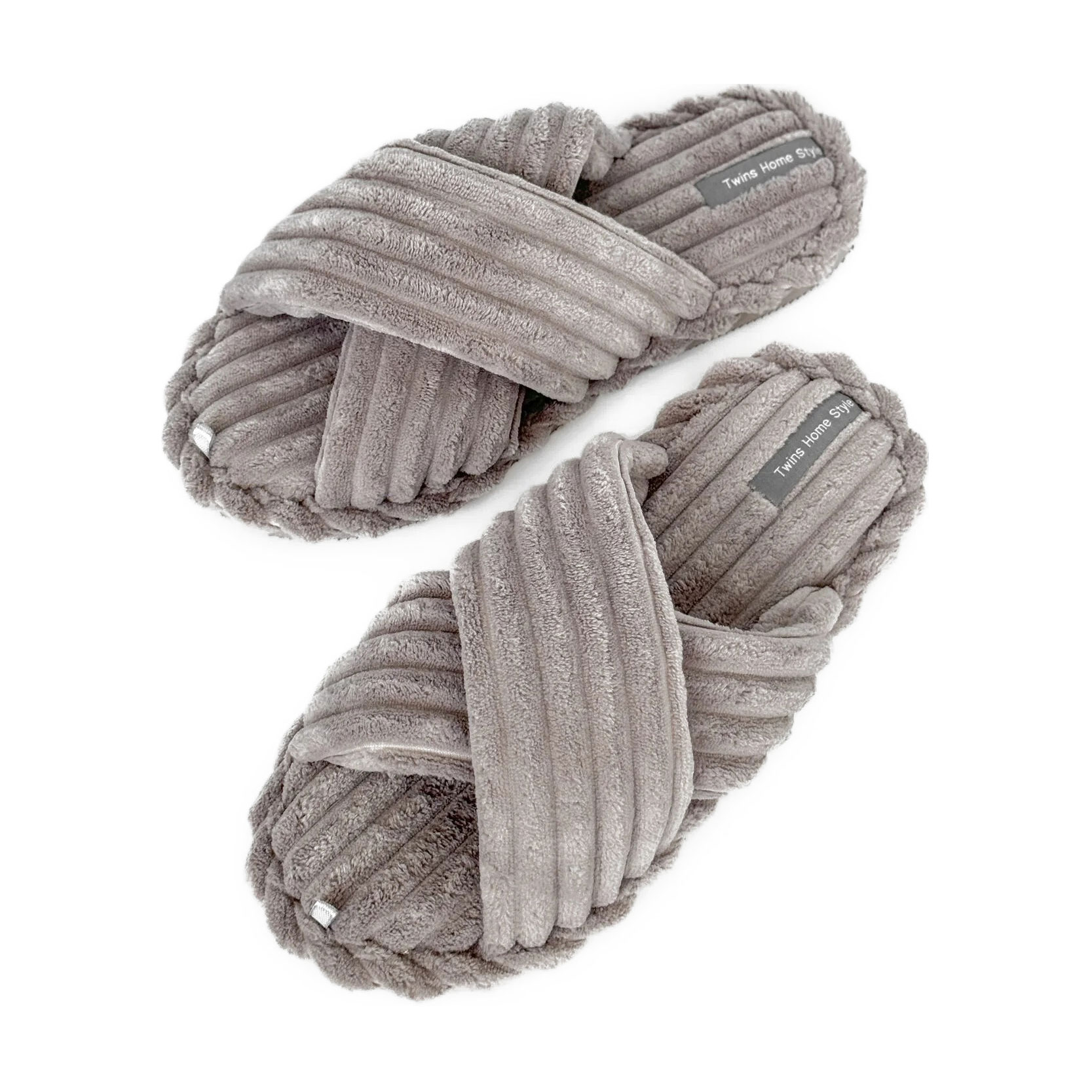 

Жіночі домашні капці Twins HS-Puffy відкриті, Grey (Х), розмір 36-37 (24 см)