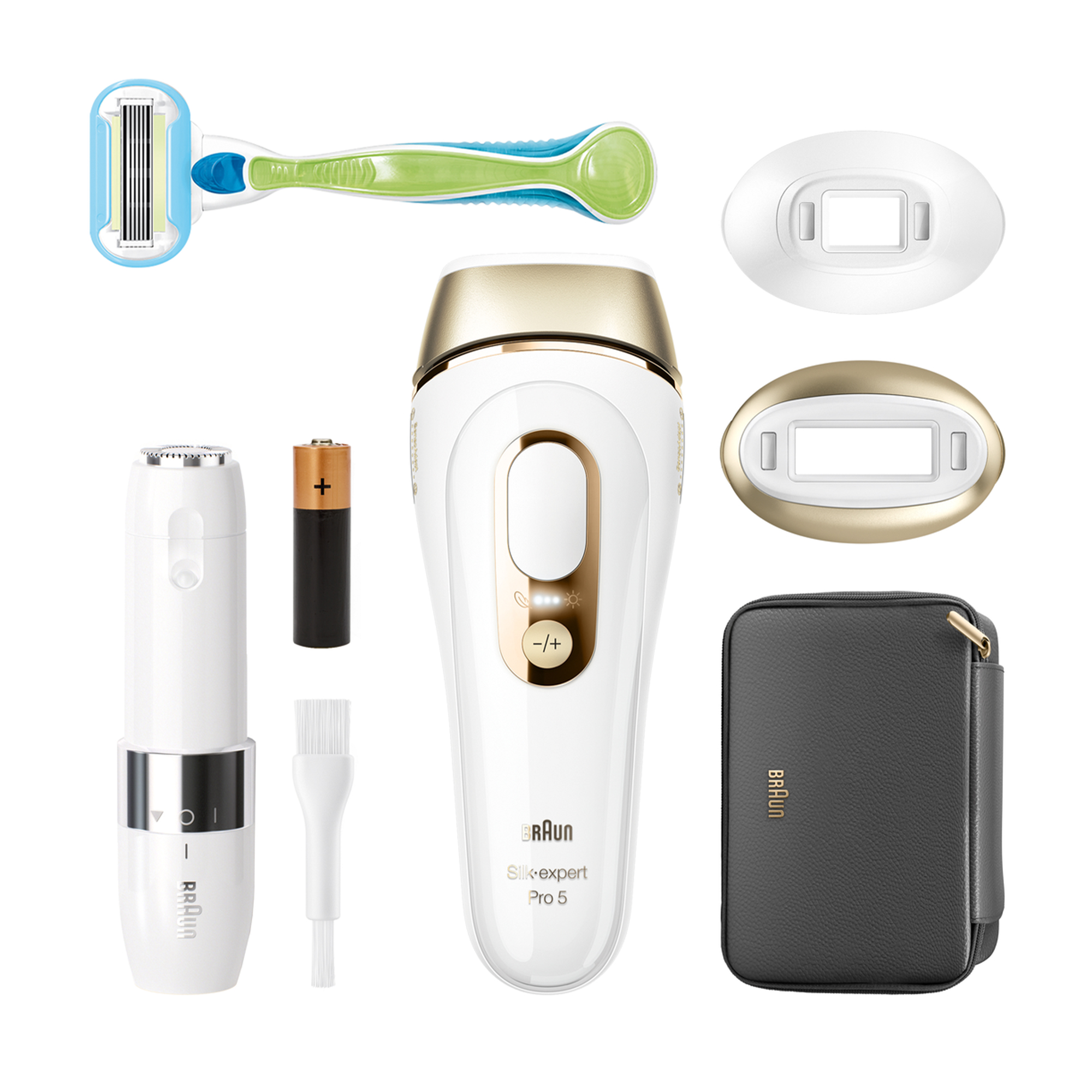 

Фотоепілятор Braun Expert Pro 5 PL5146 (тример для тіла + бритва Gillette Venus Extra Smooth)