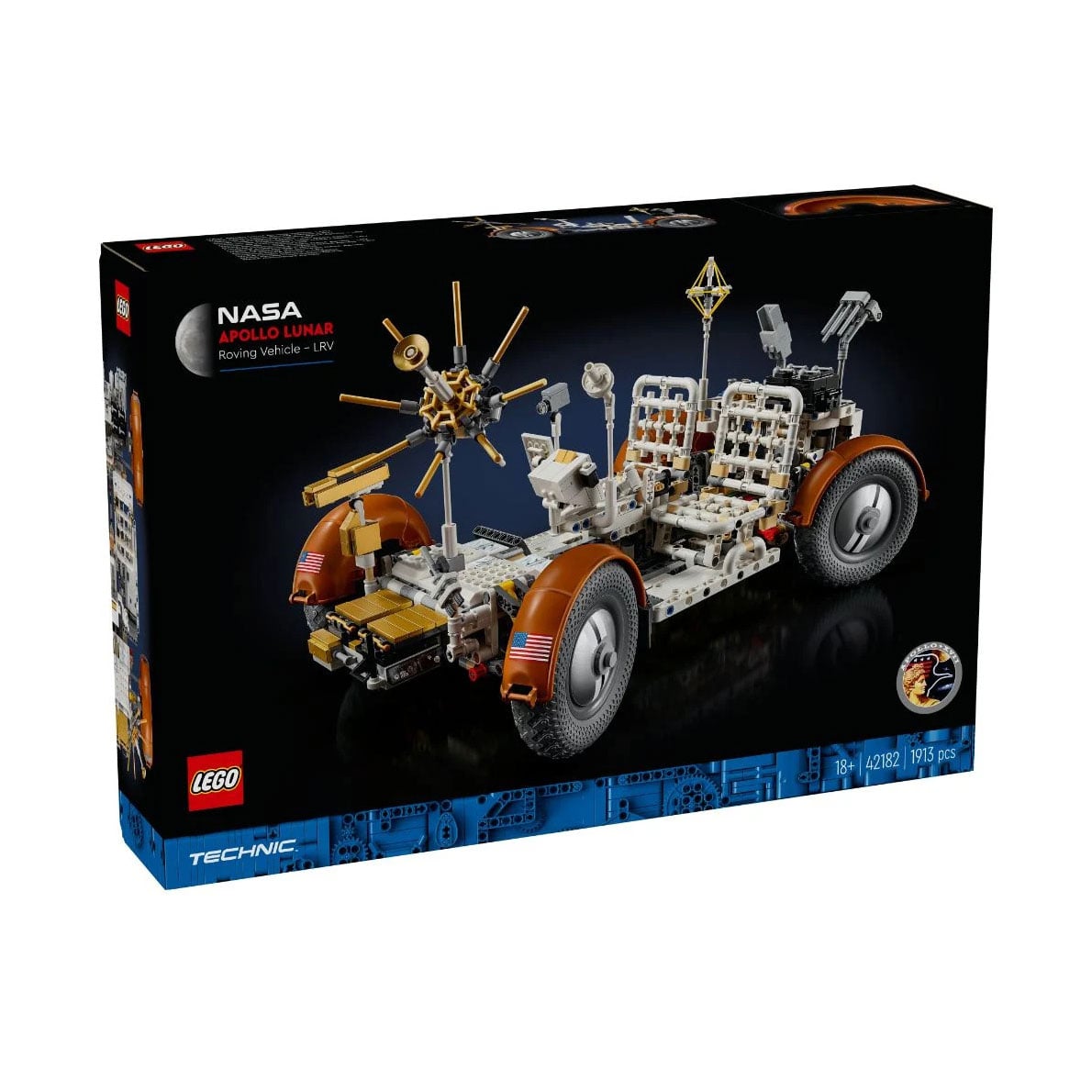

Конструктор LEGO Technic Місячний автомобіль NASA Apollo, 1913 деталей, від 18 років (42182)