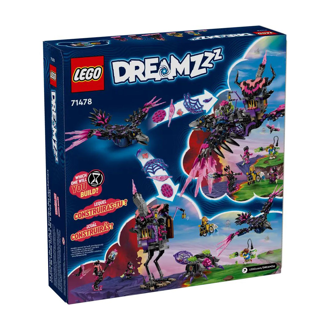 

Конструктор LEGO DREAMZzz Опівнічний ворон Невідьми, 1203 деталей, від 9 років (71478)