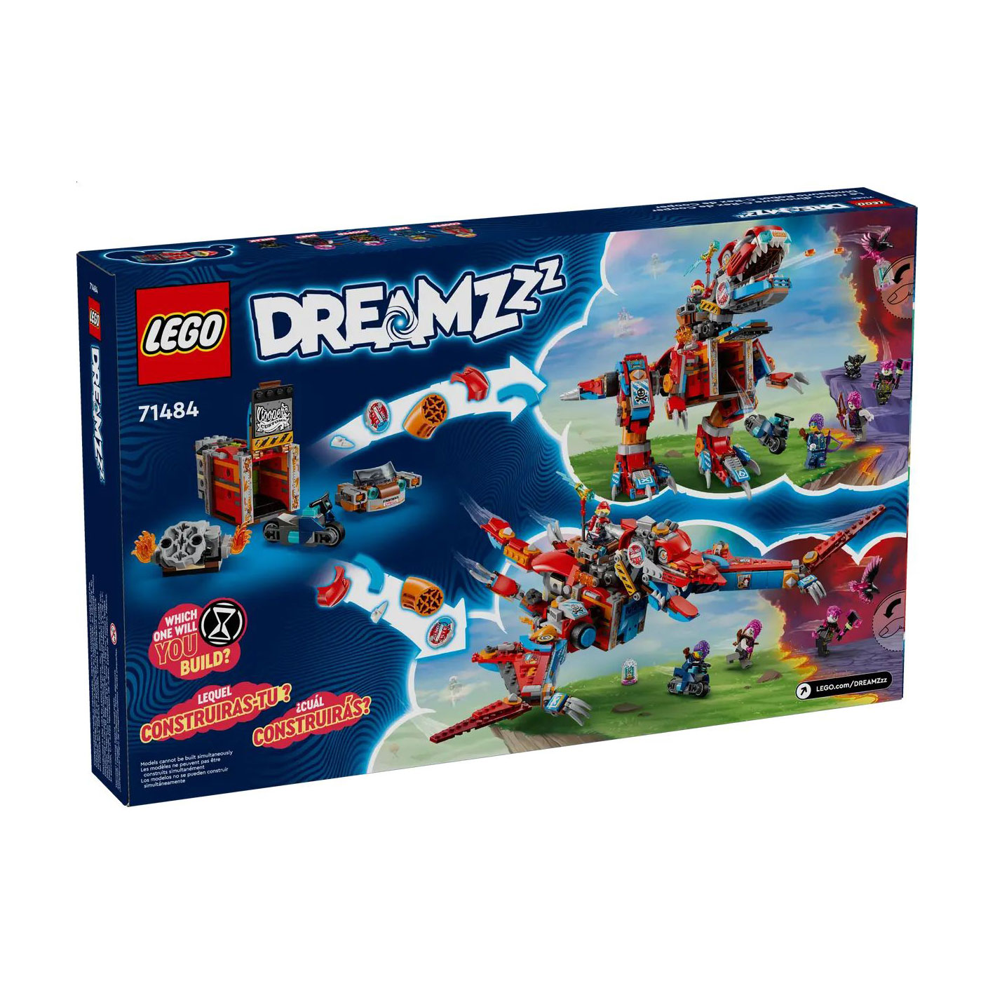 

Конструктор LEGO DREAMZzz Робот динозавр Купера, 917 деталей, від 9 років (71484)