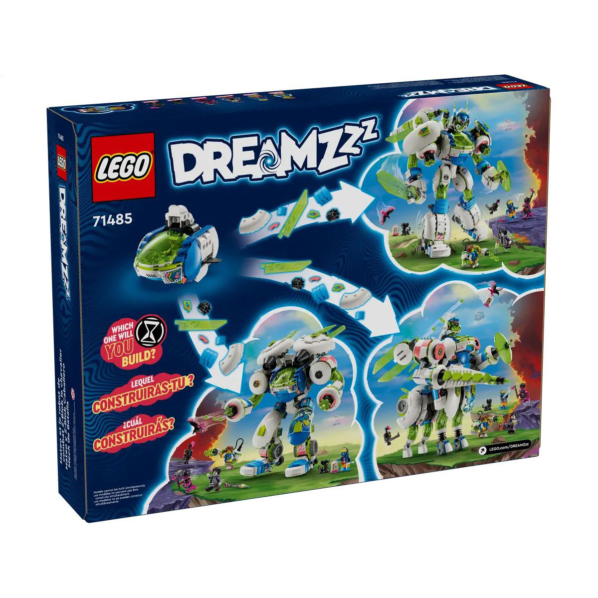 

Конструктор LEGO DREAMZzz Матео й лицарський бойовий робот Зет-Блоб, 1333 деталей, від 10 років (71485)