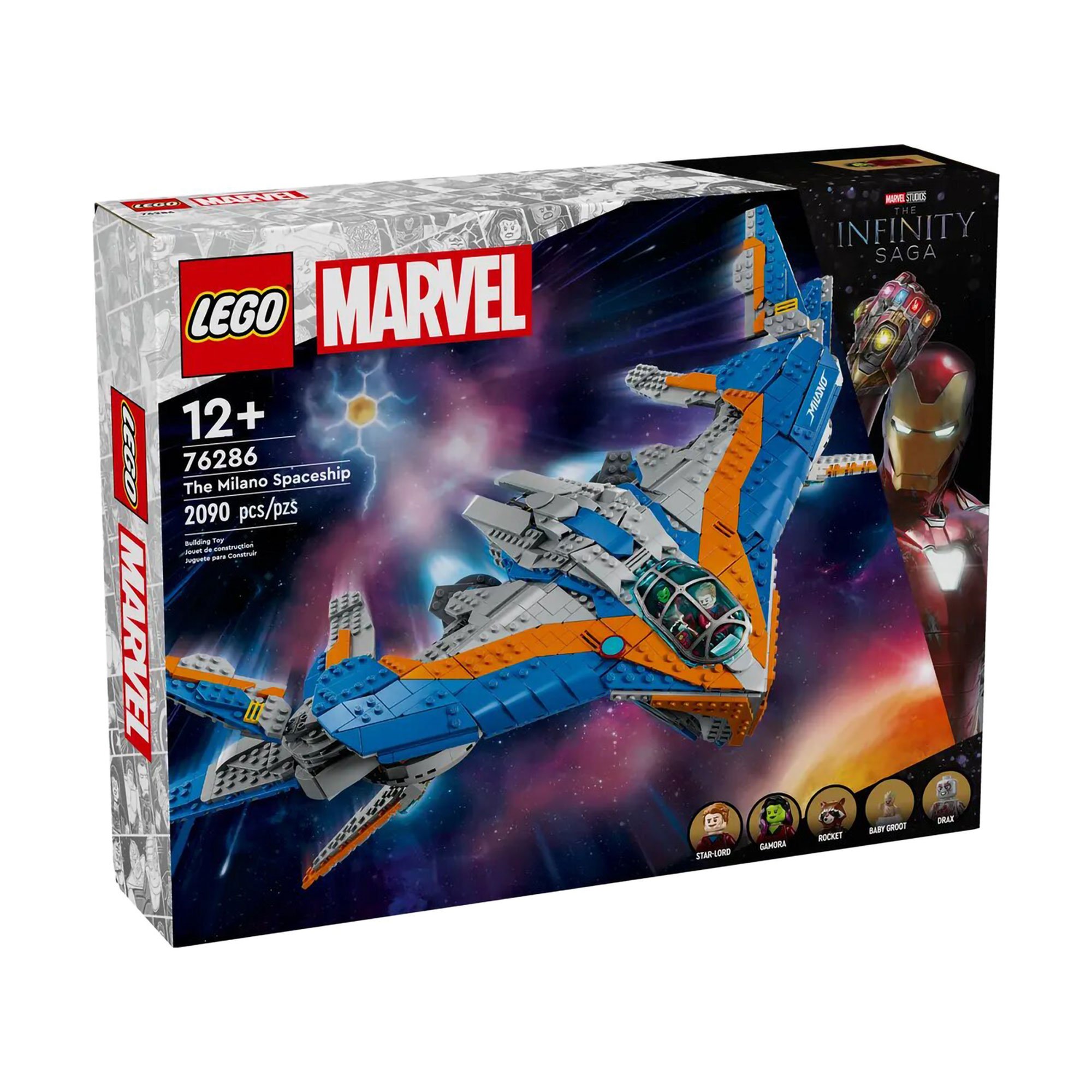 

Конструктор LEGO Marvel Вартові Галактики: Мілано, 2090 деталей, від 12 років (76286)