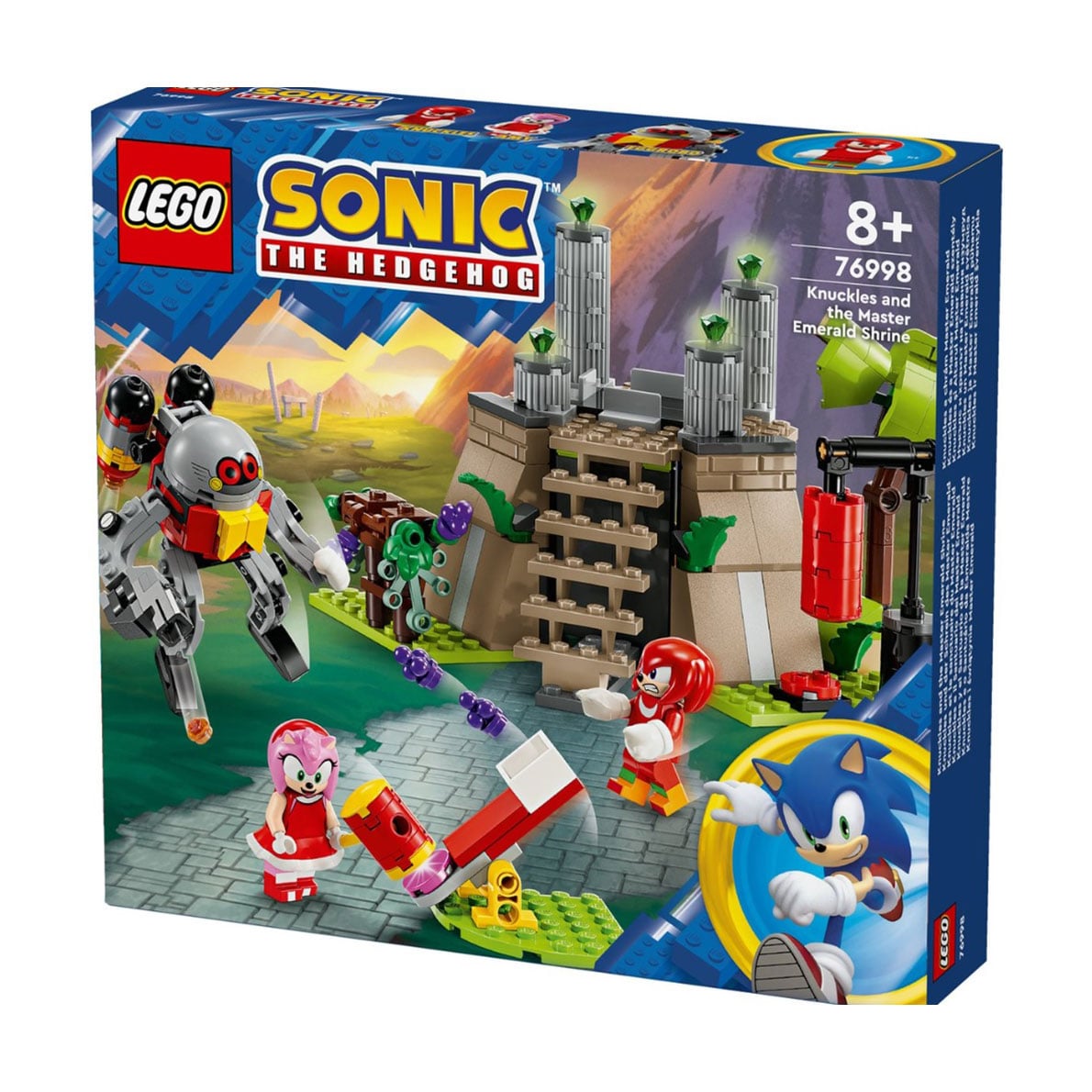 

Конструктор LEGO Sonic The Hedgehog Наклз і вівтар майстра Смарагда, 325 деталей, від 8 років (76998)