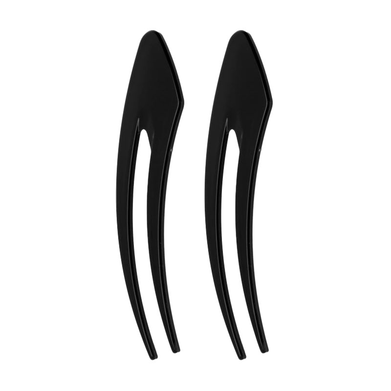 

Заколка-шпилька для волосся Janeke Small Hair Pins, 12.5 см, чорна, 2 шт