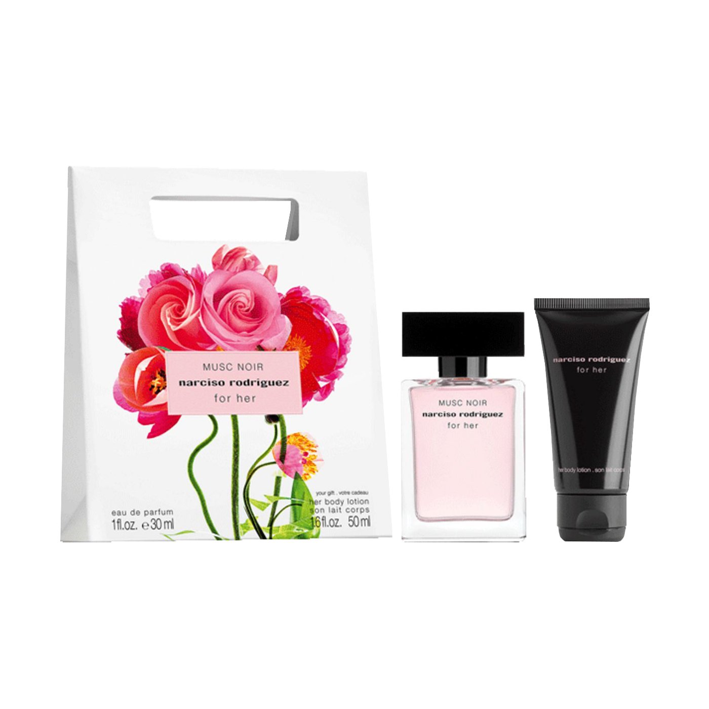 

Парфумований набір жіночий Narciso Rodriguez For Her Musc Noir Set (парфумована вода, 30 мл + лосьйон для тіла, 50 мл)