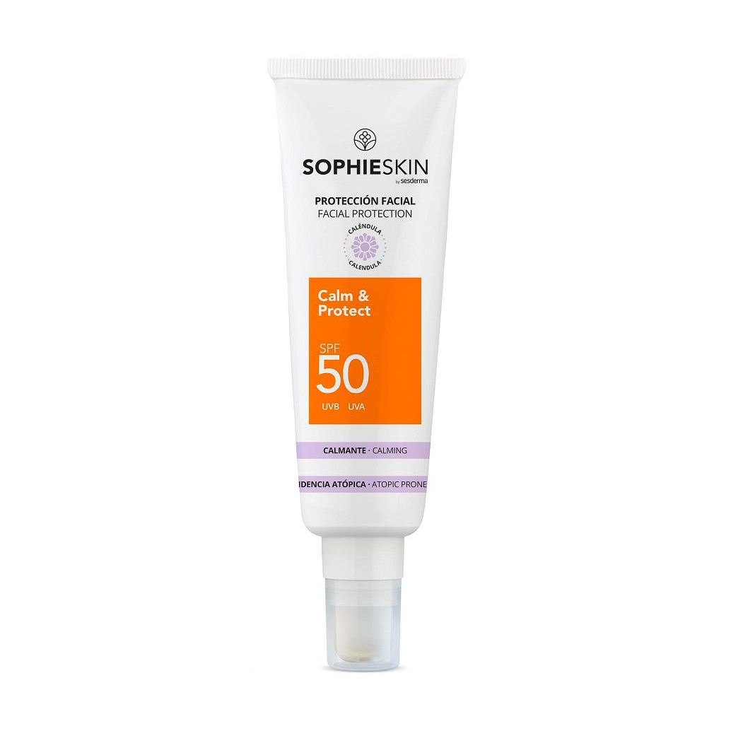 

Заспокійливий сонцезахисний флюїд для обличчя Sophieskin Calm & Protect Fluid SPF 50, 50 мл