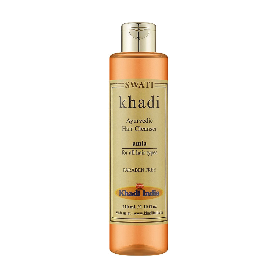 

Шампунь Khadi Swati Ayurvedic Hair Cleanser, Amla проти випадіння волосся, 210 мл