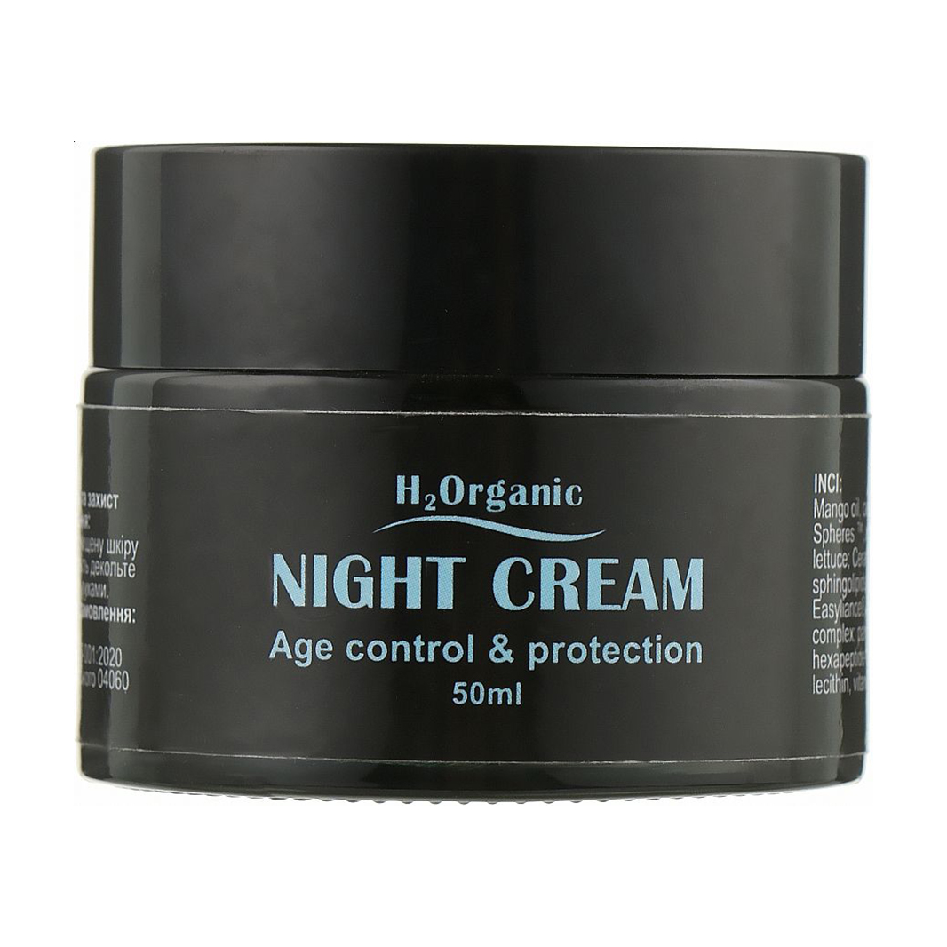 Нічний крем для обличчя H2Organic Age Control & Protection Night Cream, 50 мл