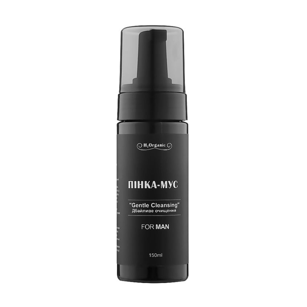 

Чоловіча пінка-мус для вмивання H2Organic Gentle Cleansing For Men Дбайливе очищення, 150 мл