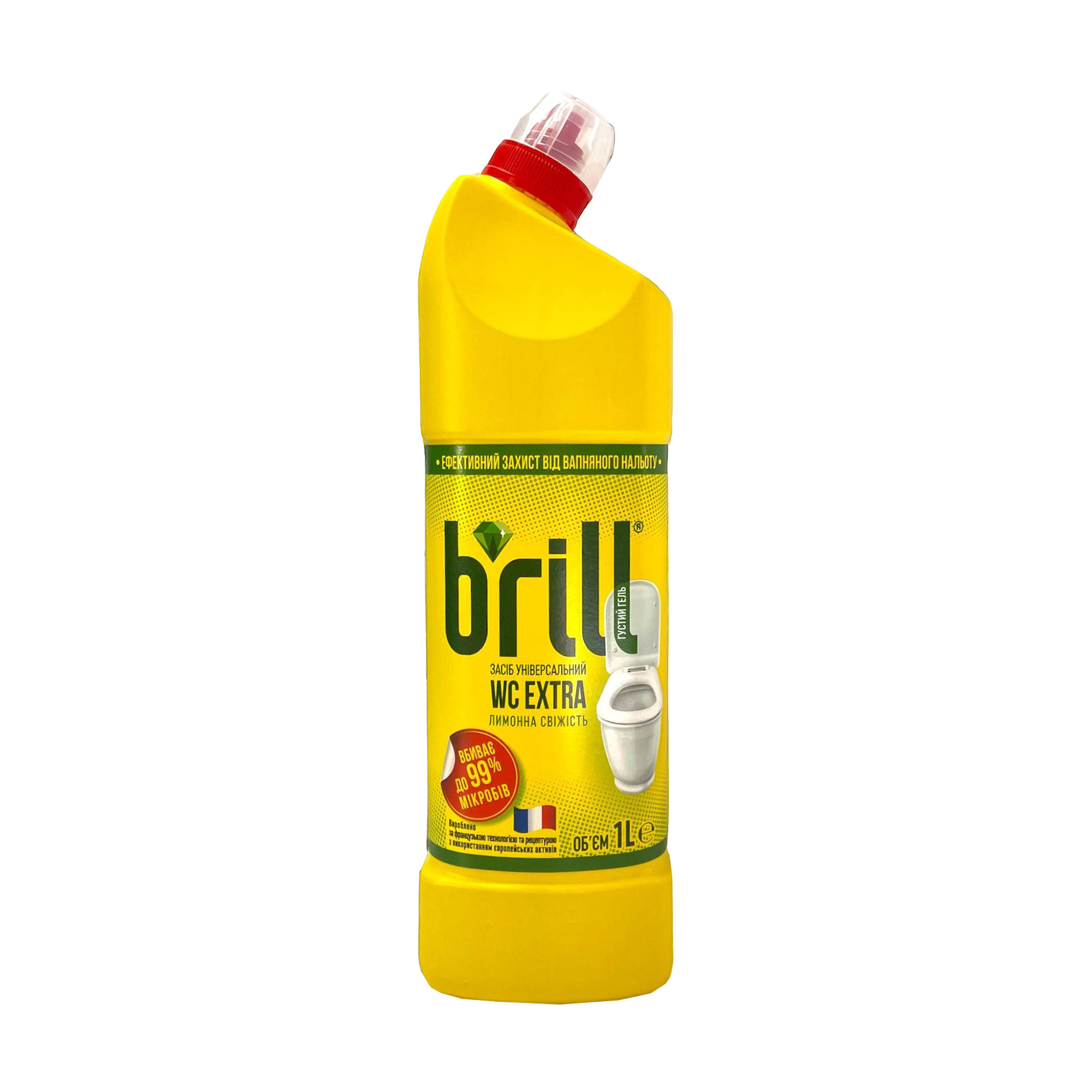 

Уцінка! Засіб для чищення унітазу Brill WC Extra Лимонна свіжість, 1 л
