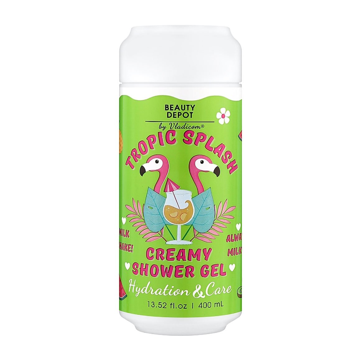

Гель для душу Владіком Beauty Depot Зволоження та живлення, з ароматом тропічний сплеш, 400 мл