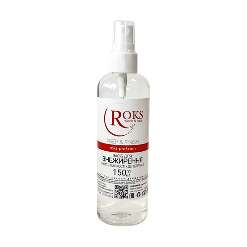

Рідина 3 в 1 для нігтів Roks Prep & Finish, 150 мл
