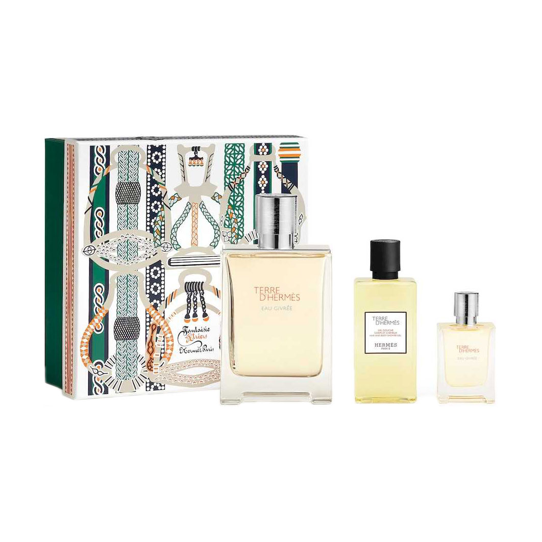 

Парфумований набір чоловічий Hermes Terre d'Hermes Eau Givree (парфумована вода, 100 мл + парфумована вода, 12.5 мл + гель для душу, 80 мл)