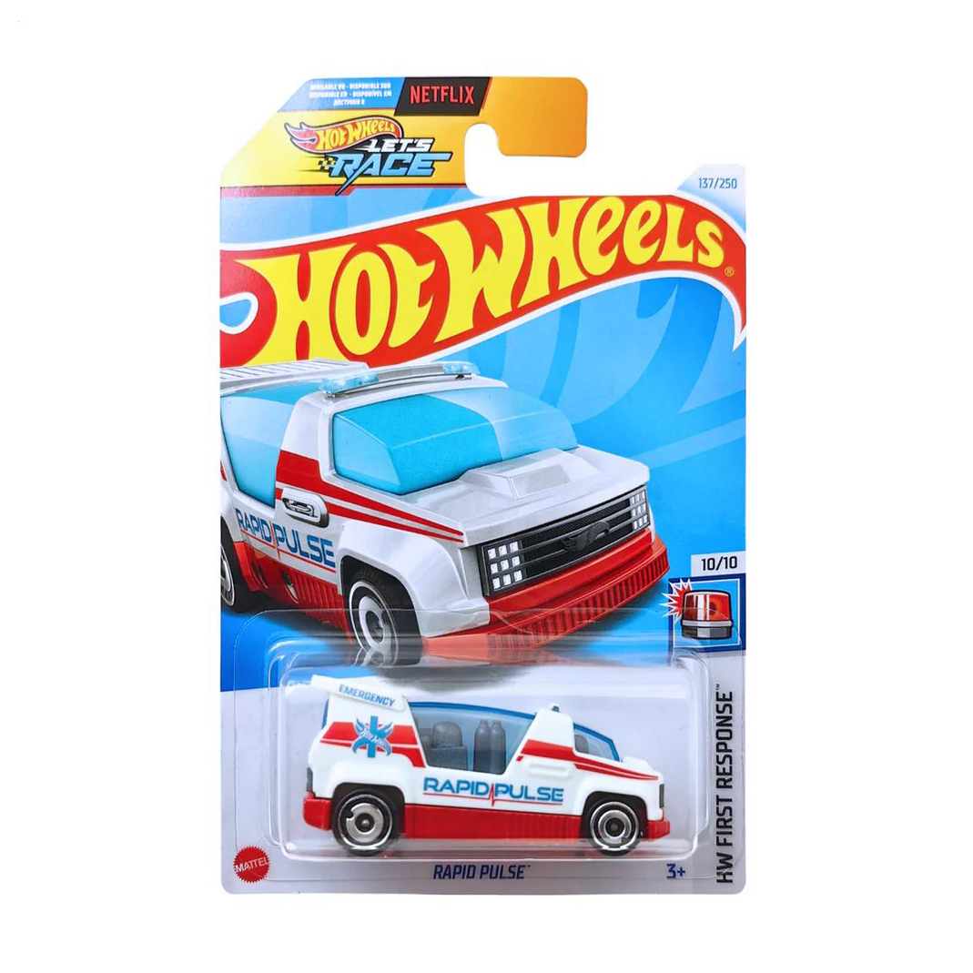 

Базовий автомобіль Hot Wheels Rapid Pulse, білий, від 3 років, 11*3.5*11 см (5785)