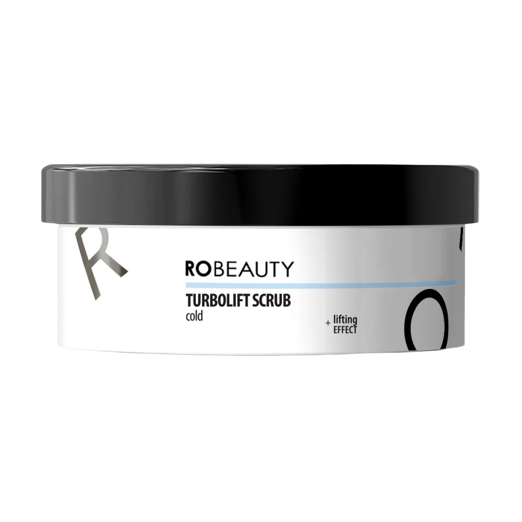 

Охолоджувальний скраб для тіла з ефектом ліфтингу на основі морської солі RoBeauty Turbolift Scrub, 250 мл