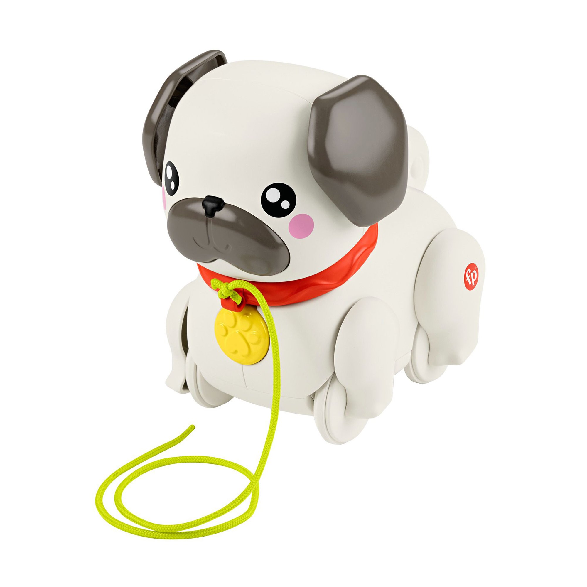 

Іграшка-каталка Fisher-Price Мопсик, від 1 року, 17*17*12 см (HTW94)