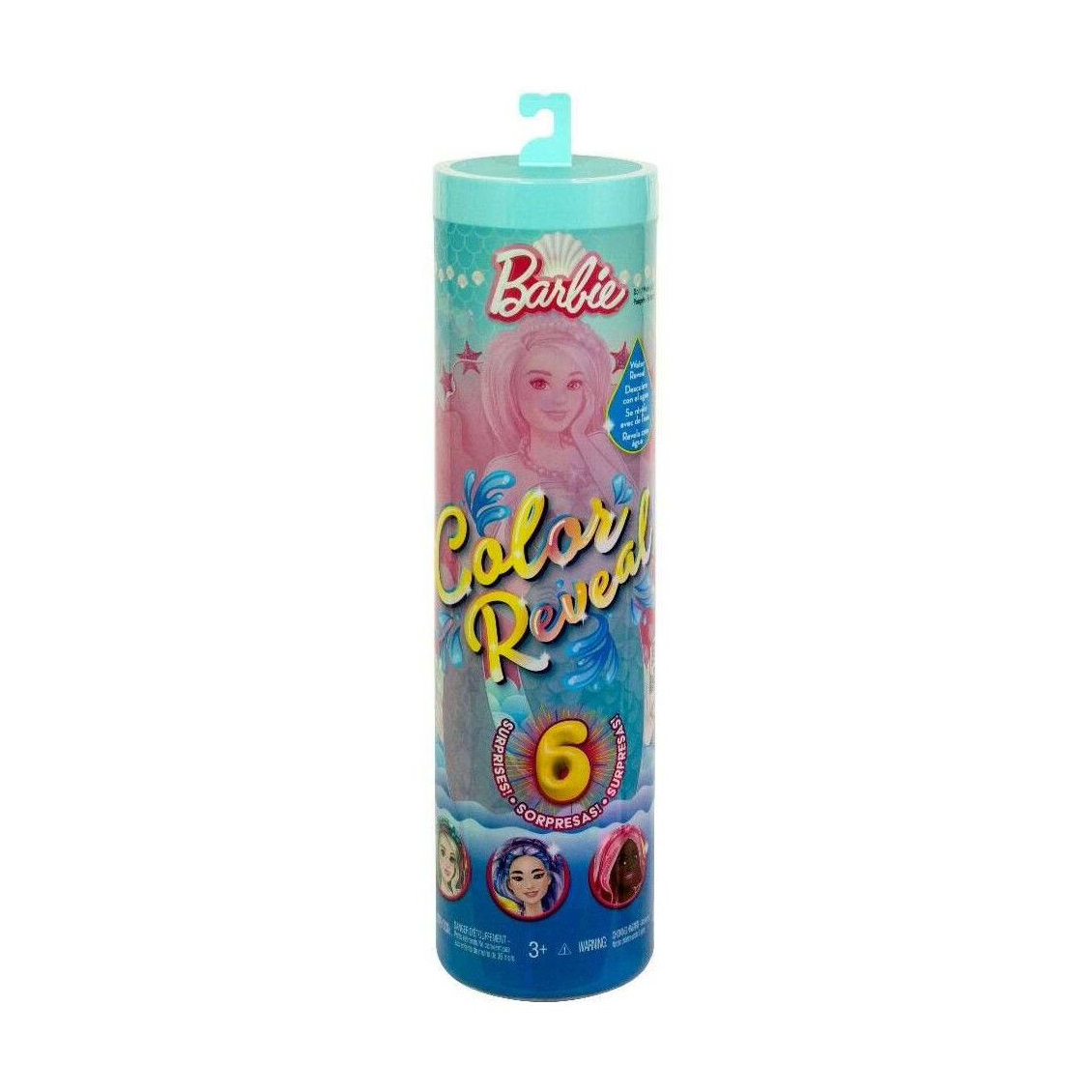 

Лялька-сюрприз Barbie Color Reveal Таємниці моря, від 3 років, 32.5*8.5*8.5 см (HRK12)