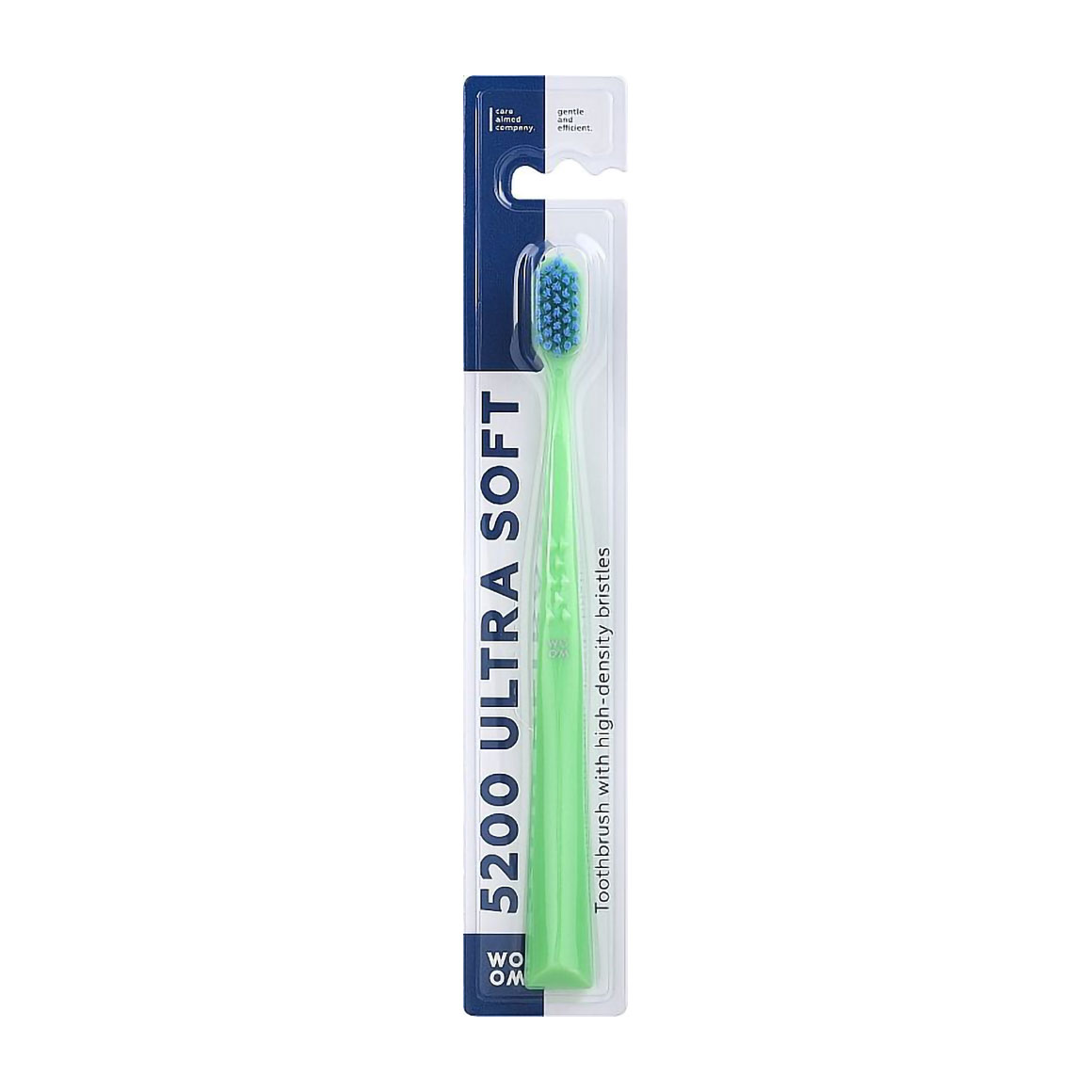 

Зубна щітка Woom 5200 Ultra Soft Toothbrush Ультра м'яка жорсткість, світло-зелена, 1 шт