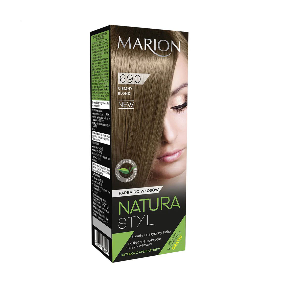 

Уцінка! Фарба для волосся Marion Natura Styl Hair Dye 690 Dark Blonde, 90 мл