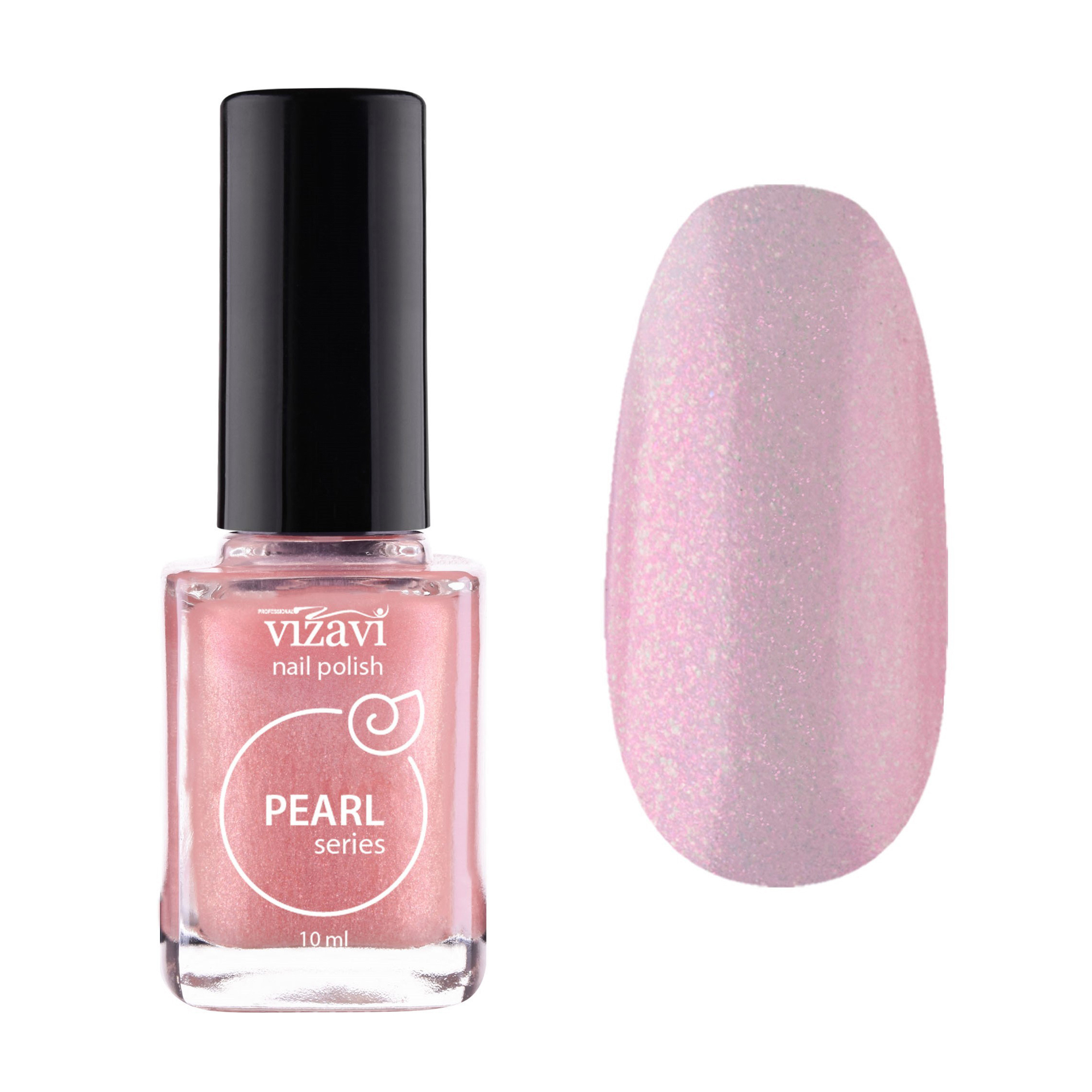 

Лак для нігтів Vizavi Professional Pearl Series Nail Polish 07 Рожевий, 10 мл