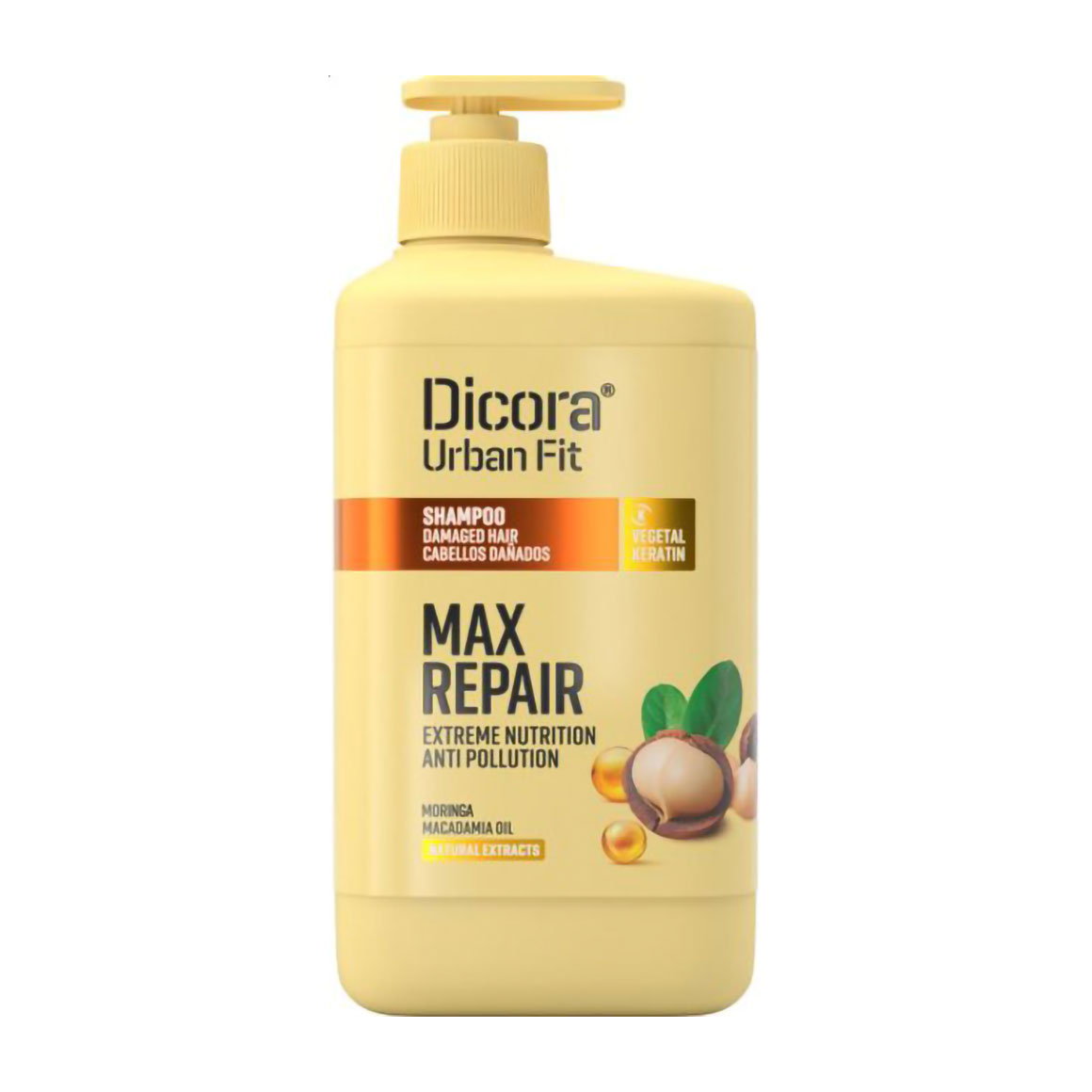 

Уцінка! Шампунь Dicora Urban Fit Max Repair Shampoo для пошкодженого волосся, 800 мл