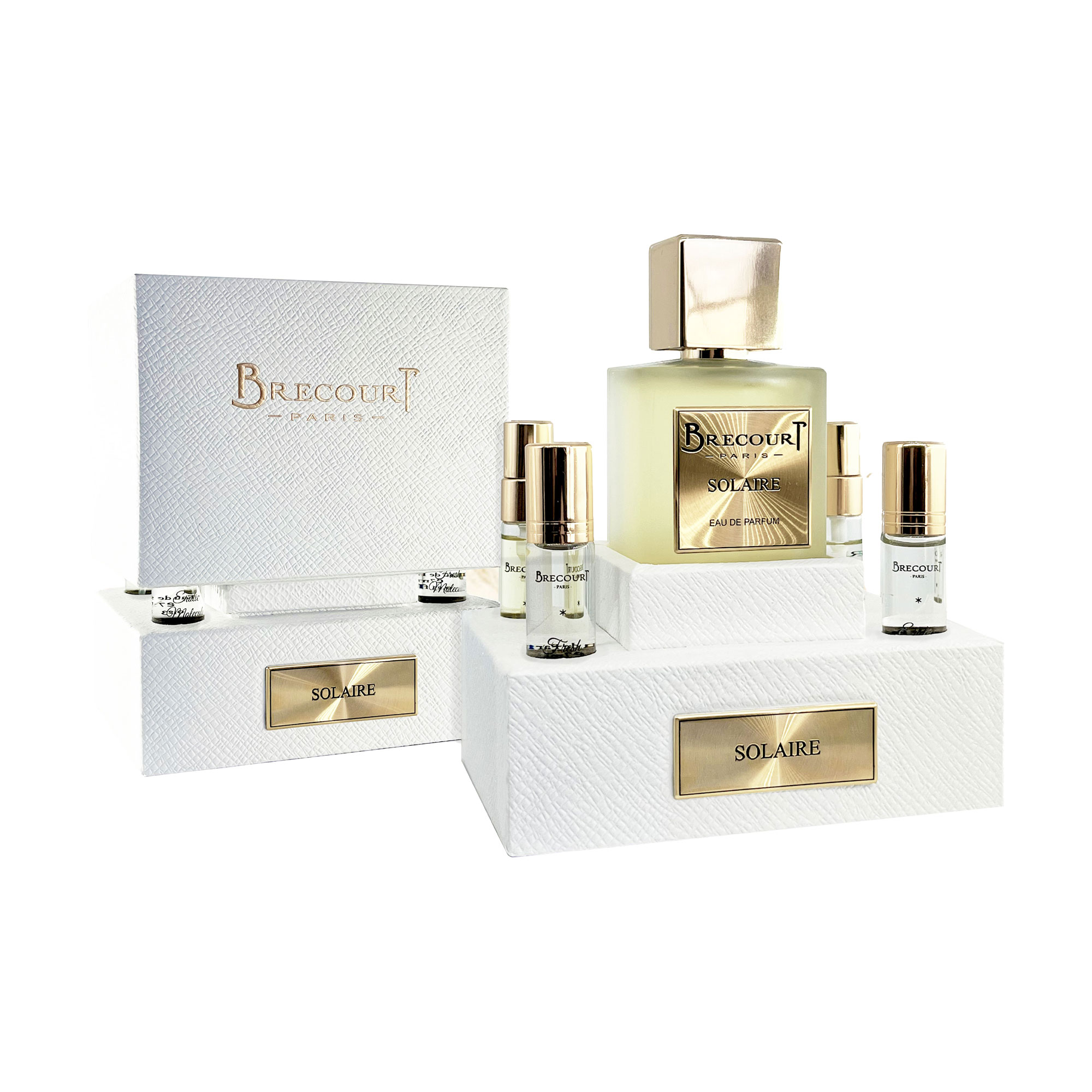

Парфумований набір унісекс Brecourt Solaire (парфумована вода, 100 мл + парфумована вода, 2*7 мл + парфумована вода, 2*5 мл)
