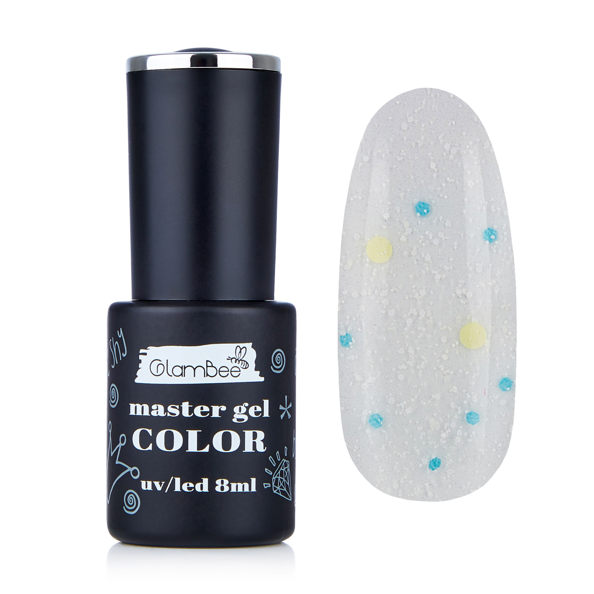 

Гель-лак для нігтів GlamBee MasterGel Color Petals 24, 8 мл
