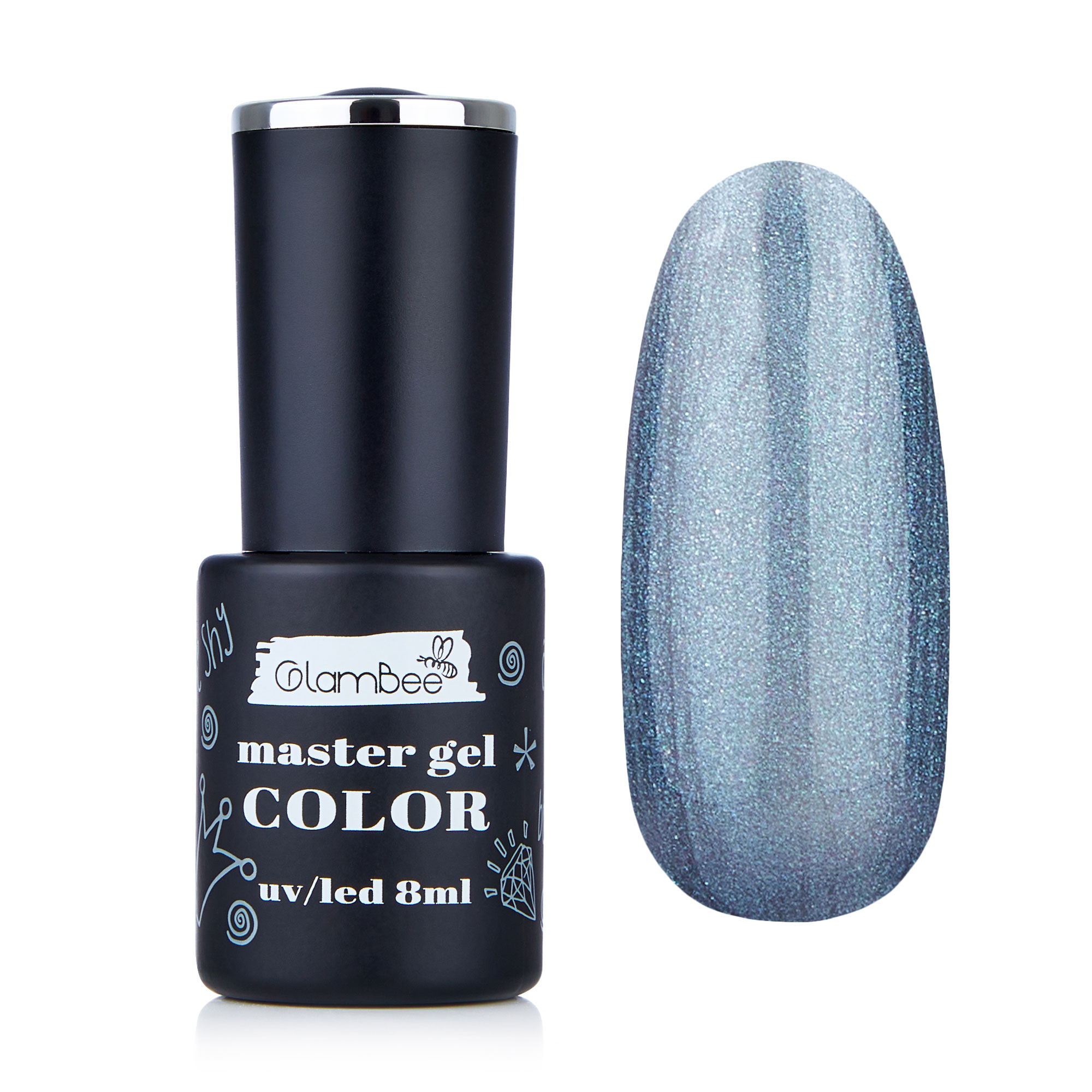 

Гель-лак для нігтів GlamBee MasterGel Color Pearl 30, 8 мл