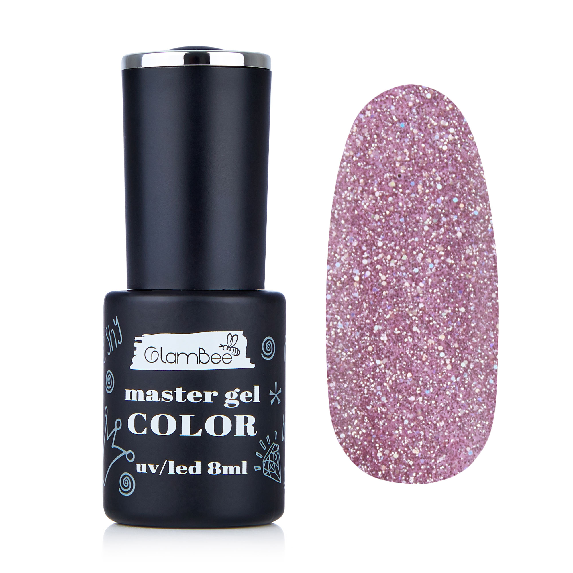 

Гель-лак для нігтів GlamBee MasterGel ColorDiamond 47, 8 мл